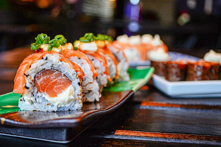 Rolls de salmón Kaito